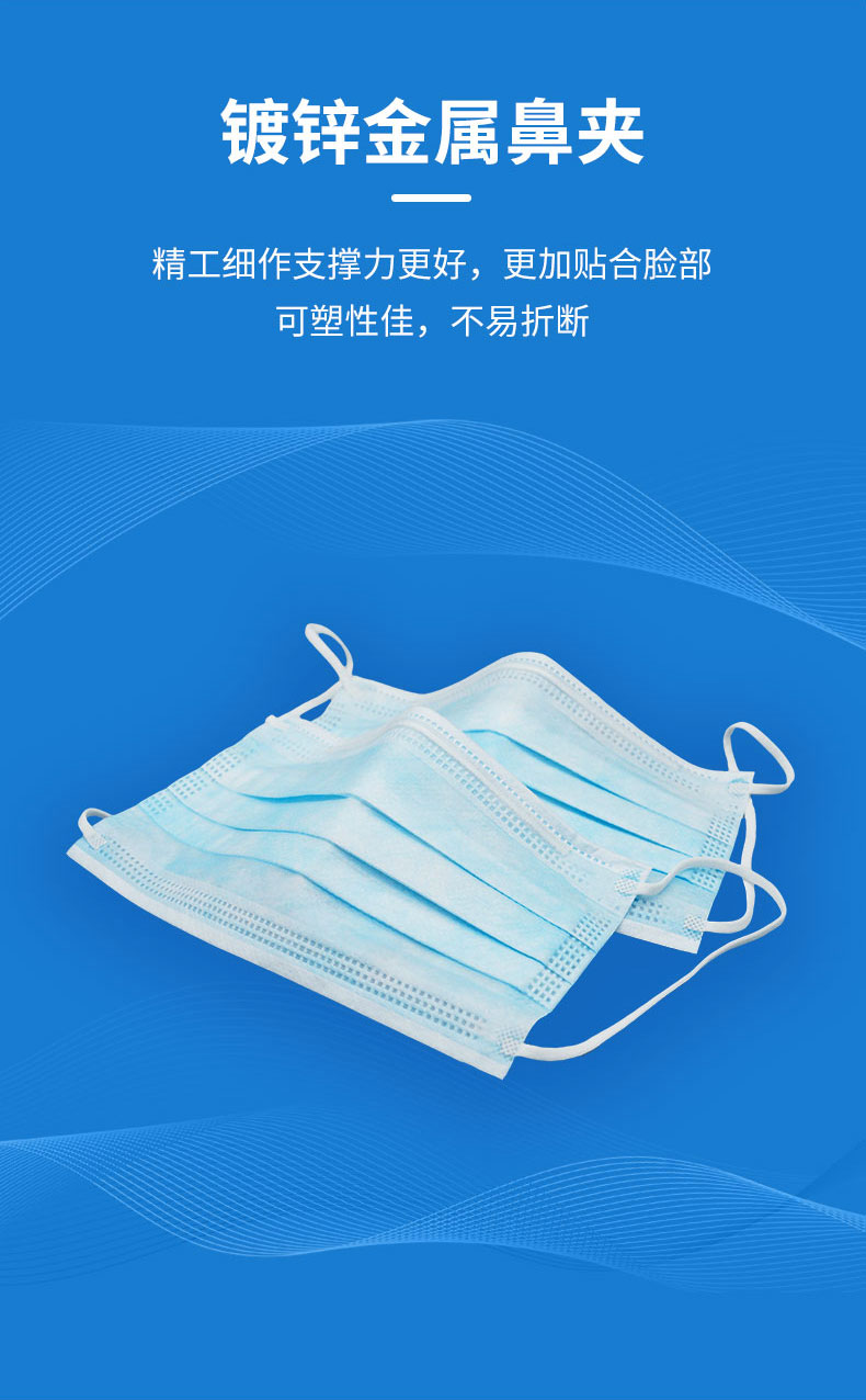 一次性医用外科口罩医疗医护防病毒鼻炎三层无菌灭菌独立单独包装(100